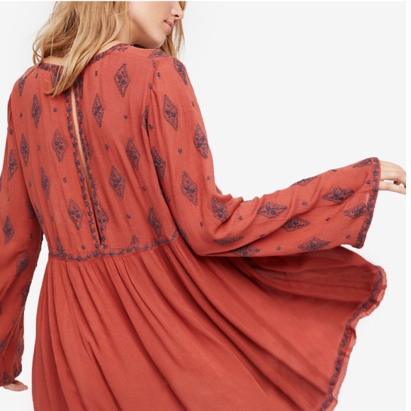 [free people] diamond embroidered dress - Picture 2 of 7